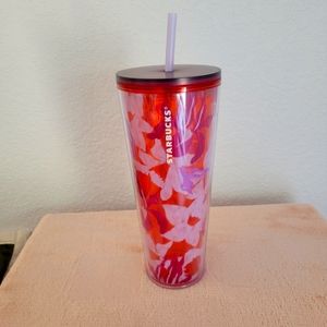 Pink Floral Venti Starbucks Cold Cup